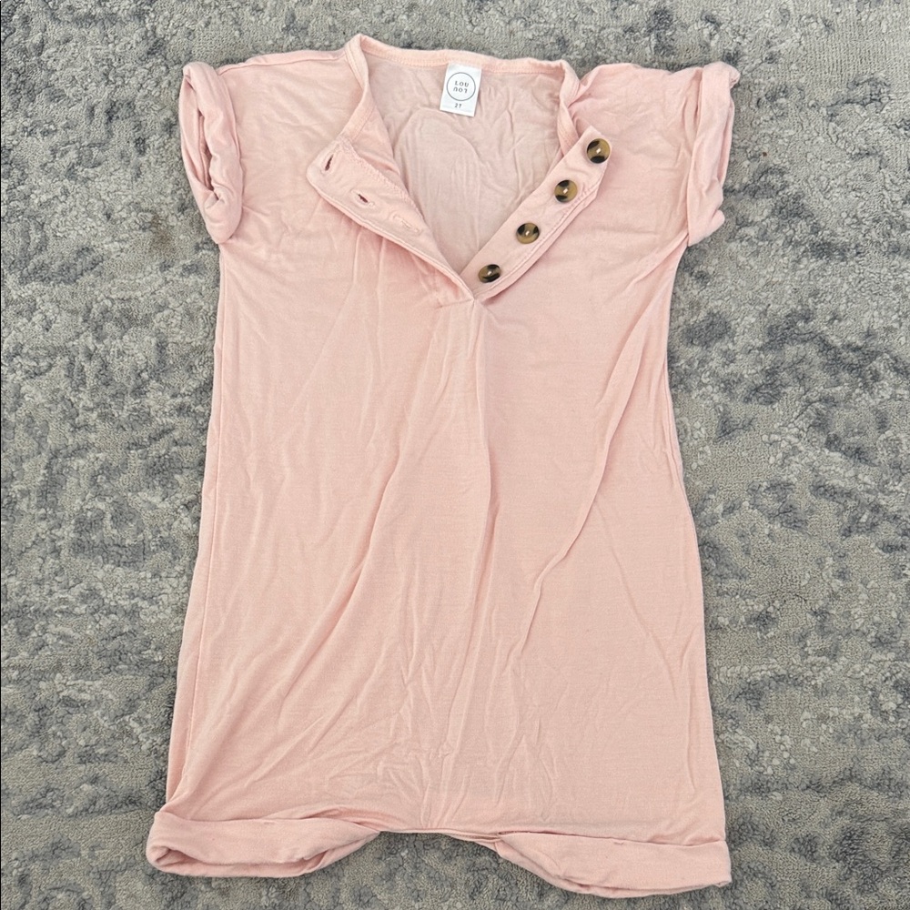Loulou and Company Pink Kids Romper